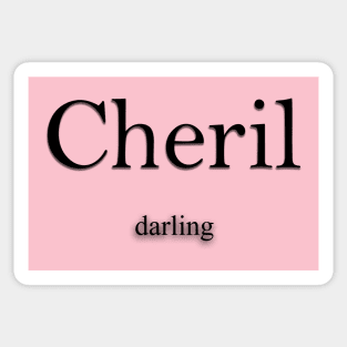 Cheril Name meaning Sticker